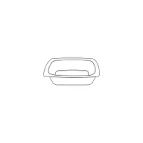 product of Dinex DXTT6 Dessert Dish, 4 Oz Disposable Clear Plastic Bowl, 4-6 Oz - 1/Case