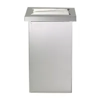 product of Dispense-Rite CMND-1V Built-In Napkin Dispenser Holds 5" x 6" Napkins, Stainless, 6⅛"Hx8⅛"Wx12⅞"D