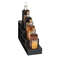 product of Dispense-Rite CTBH-4BT Bottle Organizer 9-1/8" H x 6" W x 17" D, Holds 3-3/8" Bottles, 4-Tier Black