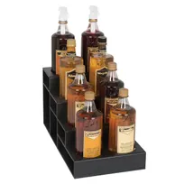 product of Dispense-Rite CTBH-8BT Bottle Organizer, 8-Section, 9-1/8" H x 9-1/2" W x 17" D, 3-3/8" Bottles