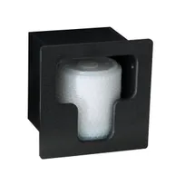 product of Dispense-Rite FMVL-1 Built-In Lid Dispenser, 1 Section, 7" H x 7" W x 5-1/2" D, Polystyrene Black