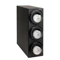 product of Dispense-Rite LID2-S1-3BT Lid Dispensing Cabinet, 24-1/4"H x 8"W x 23"D, Countertop