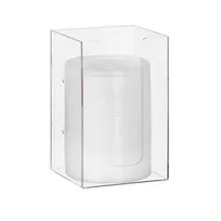 product of Dispense-Rite MLD-2 Lid/Cup Organizer, 5" Modular, 8"H X 5"W X 5"D, Acrylic, Clear