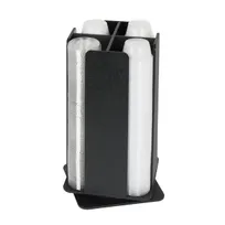 product of Dispense-Rite RCLO-SM-4BT Cup & Lid Organizer, Revolving, 3" 13.25" H x 7" W/D, Black Polystyrene