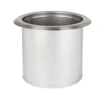product of Dispense-Rite TCD-2-NB Trash Chute, Drop-In, 7-5/8" Dia. x 6"H, 6-1/4" Cut-Out, Stainless Steel