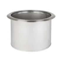 product of Dispense-Rite TCD-3-NB Trash Chute, Drop-In, 9-5/8" Dia. x 6"H, 8-1/4" Cut-Out, Stainless Steel