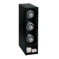 product of Dispense-Rite TLO-DL-3BT Dome Lid & Straw Organizer, 24-1/4" x 6-1/2"W x 14"D, 3 Lid Section