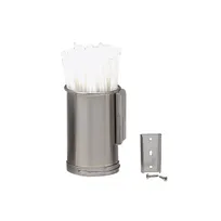 product of Dispense-Rite TSD-1S Straw Holder For ARS Stand/Surface Mount 3-1/2" Dia. X 6" Long Stainless Steel