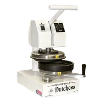 product of Dutchess Bakers DUT/DXP-PB-2-8 8" Manual Pizza Dough Press with Dual Heat and Digital Temperature Control