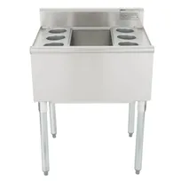 product of Eagle Group B2CT-18-7 24" Underbar Ice Bin / Cocktail Unit w/ 7 Circuit Cold Plate, 63 lb. Capacity