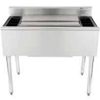 product of Eagle Group B3CT-18-7 36" Underbar Ice Bin with Cold Plate and Eight Bottle Holders