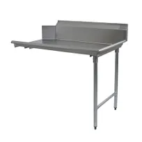 product of Eagle Group BPCDT-96R-16/3 96" Clean Straight Dishtable w/ Right Table, 10" Backsplash, Steel Legs