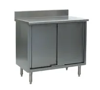 product of Eagle Group CB2472SE-BS Spec-Master Series Sliding Doors Chef Table, 72"W x 24"D / Backsplash