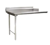 product of Eagle Group CDTL-72-16/4-SL-X 72" Clean Straight Dishtable w/ Left Table, 8" Backsplash, Steel Legs