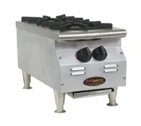 product of Eagle Group CLHP-2-NG 12" Countertop Gas Hotplate with (2) Burners, Manual Controls, 50.000 BTU