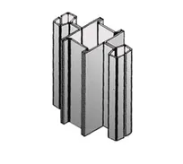 product of Eagle Group MMBB/A-5 Heavy Duty 60" Back-to-Back Uprights, Aluminum, Floor-to-Ceiling Mount