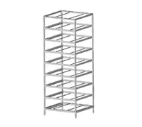product of Eagle Group OCR-10-9A-X Full Size Mobile Aluminum Can Storage Rack w/ 162 #10 Cans Capacity