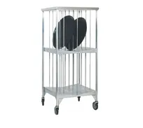 product of Eagle Group OTS-128-SR Panco 40 Pan End Load Aluminum Oval Tray Vertical Storage Rack