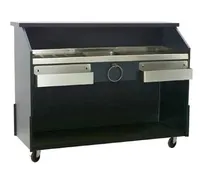 product of Eagle Group PB-5-V Standard Portable Bar, Indoor Use, 63"W X 24-3/8"D X 48"H