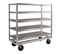 product of Eagle Group QM2966-6-SR/D Stainless Steel & Aluminum Queen Mary Banquet Cart w/ 6 Shelves