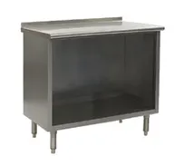 product of Eagle Group UOB2484SE Cabinet Base Open Front Work Table with Upturn, 84"W x 24"D / 14 Gauge Top