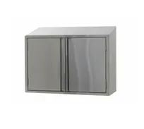 product of Eagle Group WCH-54 54" 304 Stainless Steel Enclosed Wall Mounted Cabinet w/ Hinged Doors