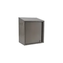 product of Eagle Group WCH4-24C-R 400 Stainless Steel Enclosed Wall Mounted Cabinet w/ Right Hinged Door