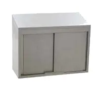 product of Eagle Group WCS-42 42" Stainless Steel Enclosed Front Wall Mounted Cabinet w/ Sliding Doors