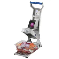 product of Edlund ARC!-138-SP Manual Fruit & Veg Slicer, 3/8" Blades, Stainless Steel, Front-Load, Small Produce Pusher