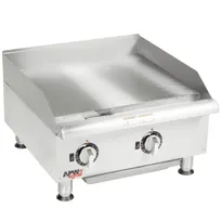 product of APW Wyott EG-24S Countertop Electric Griddle with 24" x 19.5" Surface, Thermostatic Controls, 208/240v