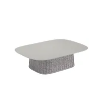 product of emu 1224 Carousel Low Table, Full Rope Base - Indoor/Outdoor, Aluminum Top & Frame