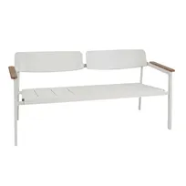 product of emu 260 58" Shine Stacking Bench w/ Solid Back & Slat Seat - Outdoor / Indoor