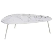 product of emu 737 Terramare Triangular Low Table, 42-1/2" x 25" x 14"H, Indoor/Outdoor, Ceramic Top