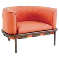 product of emu 744 Dock Lounge Armchair w/ Cushion Seat & Back - Outdoor/Indoor