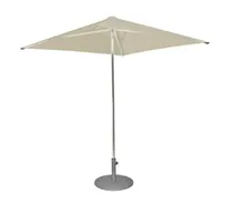 product of emu 980 6 1/2 ft Square Top Shade Umbrella - Anodized Aluminum Pole