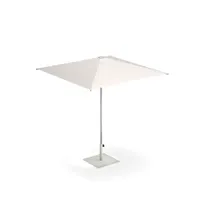 product of emu 980FG-WT 6 1/2 ft Square Top Shade Umbrella - Anodized Aluminum Pole