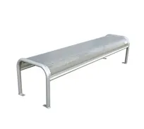 product of emu U340B 81" Valles Outdoor Bench w/ Perforated Steel Mesh Seat, Backless