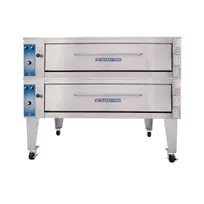 product of Bakers Pride ER-2-12-5736 74" Electric Bake/Roast 2-Deck Oven w/ Infinite Controls, 140°F - 550°F