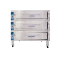 product of Bakers Pride ER-3-12-5736 74" Electric Bake/Roast 3-Deck Oven w/ Infinite Controls, 140°F - 550°F