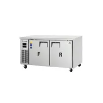 product of Everest ETRF2 59" Undercounter/Worktop Dual Temperature Refrigerator/Freezer w/ 2 Doors, 9 (R) & 9 (F) cu. ft.