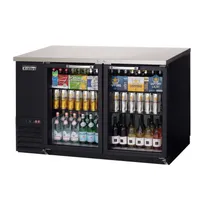 product of Everest EBB59G 57" Two Section Back Bar Cooler with Glass Door, 20.0 cu. ft.