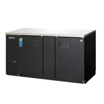product of Everest EBB69 68" Two Section Back Bar Cooler with Solid Door, 24.0 cu. ft.