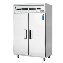 product of Everest ESRF2A 49" 2 Section Reach-In Refrigerator Freezer Combo w/ 2 Solid Doors, Top Mount