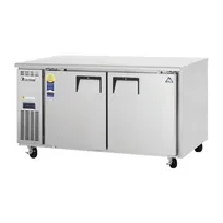 product of Everest Refrigeration ETWF2 59" 2-Door Undercounter Freezer, Stainless Steel, 18 cu. ft.