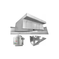 product of HoodMart EXH005PSP 5 FT Restaurant Hood System w/ PSP Makeup-Air, 18 Gauge 430 SS
