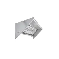 product of HoodMart 1048SSBC 10' x 30" Food Truck/Concession Trailer Hood Only, 4" Front 18" Back