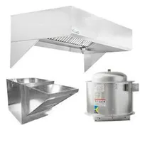 product of HoodMart 2006B 6 FT Restaurant Hood System w/ Makeup-Air, 115V Exhaust Fan