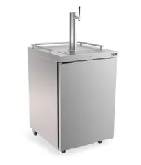 product of Fagor FDD-24S-N 24" Draft Beer Cooler, 1-Keg Stainless Steel, 1-Tap Tower, Lockable Door, Castors