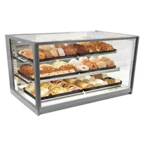 product of Federal Industries ITD3626 36" Glass Display Case, 2‑Tier Shelves, 3500K Lights