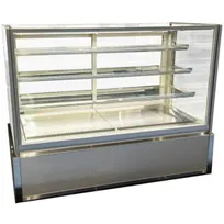 product of Federal Industries ITD4826-B18 48" 2-Glass Door Bakery Display Case, Shelves, 3500K LED Lights